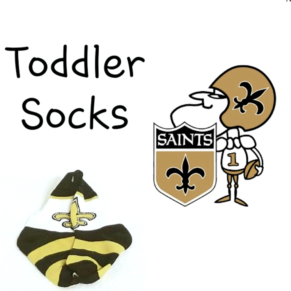⚜ FBF Toddler Saints Rugby Block Socks ⚜